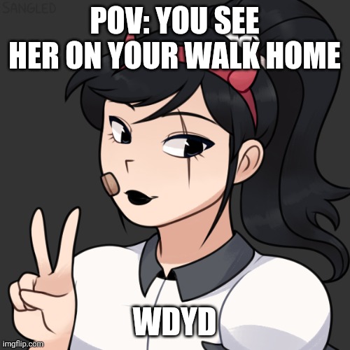 POV: YOU SEE HER ON YOUR WALK HOME; WDYD | made w/ Imgflip meme maker