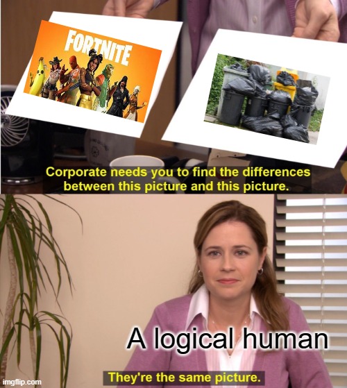 some people may hate me for this | A logical human | image tagged in memes,they're the same picture | made w/ Imgflip meme maker