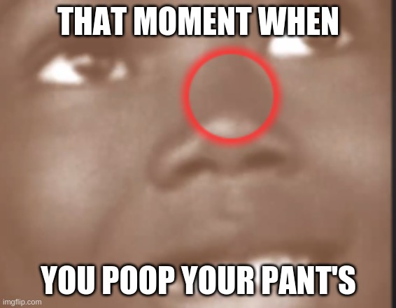 oh hello | THAT MOMENT WHEN; YOU POOP YOUR PANT'S | image tagged in oh hello | made w/ Imgflip meme maker