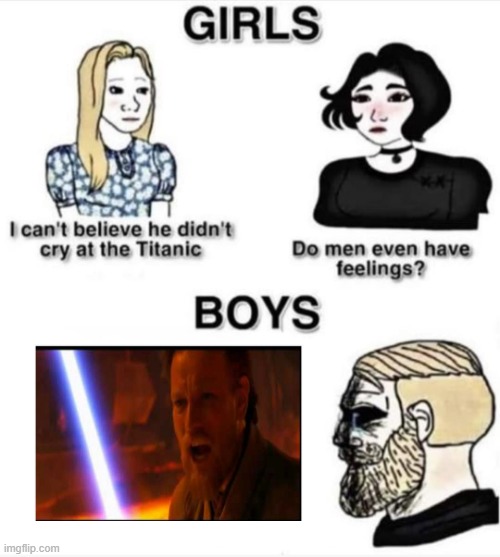 You're my brother Anakin! I loved you! | image tagged in do men even have feelings | made w/ Imgflip meme maker