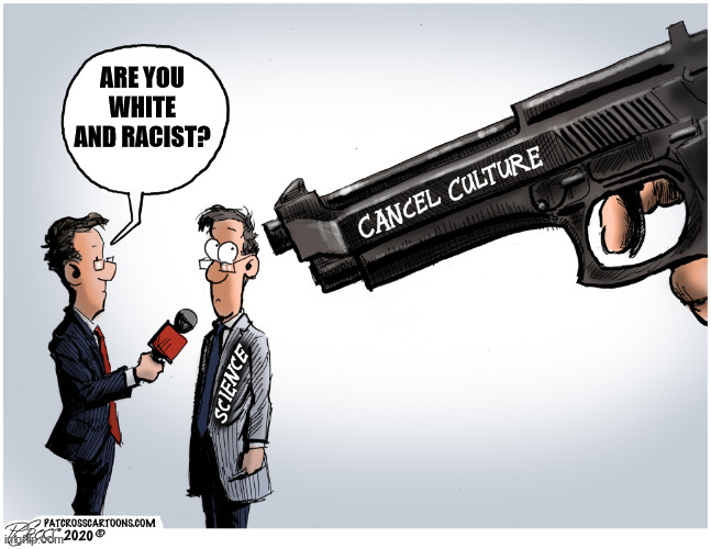 Cancel Culture Gun | ARE YOU WHITE AND RACIST? | image tagged in cancel culture gun | made w/ Imgflip meme maker