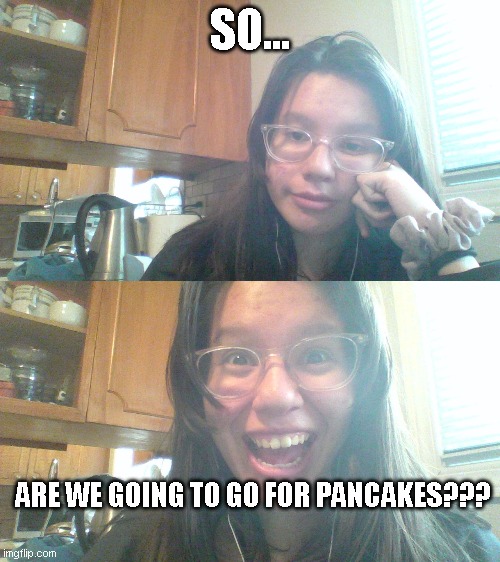 Change the topic | SO... ARE WE GOING TO GO FOR PANCAKES??? | image tagged in bullshit,meme,funny,upvoteworthy | made w/ Imgflip meme maker