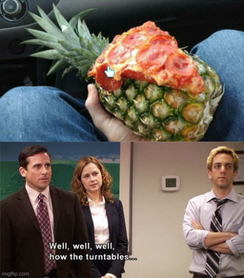 comment yes or no to pineapple on pizza | image tagged in how the turntables,fun | made w/ Imgflip meme maker