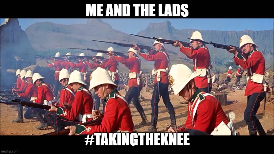 takingtheknee | ME AND THE LADS; #TAKINGTHEKNEE | image tagged in army,black lives matter | made w/ Imgflip meme maker