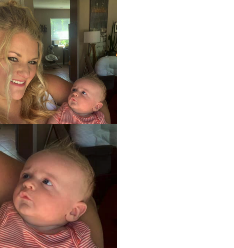 Mom Baby Look Blank Meme Template