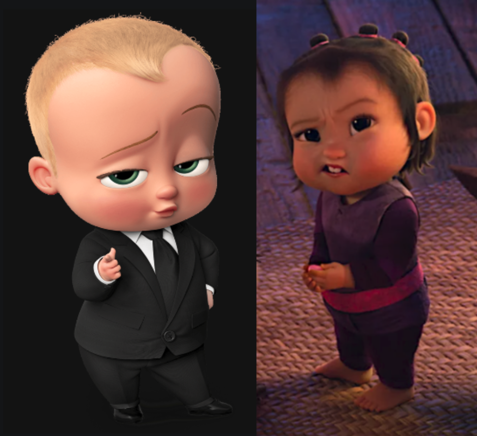 High Quality Boss Baby vs. Con Baby Blank Meme Template