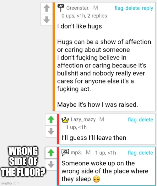 How does that even work | WRONG SIDE OF THE FLOOR? | made w/ Imgflip meme maker