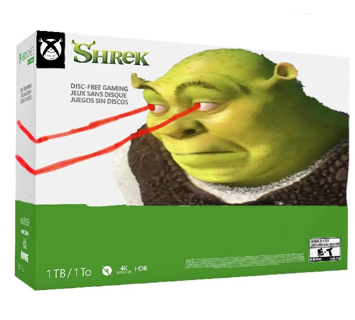High Quality SHREKBOX Blank Meme Template