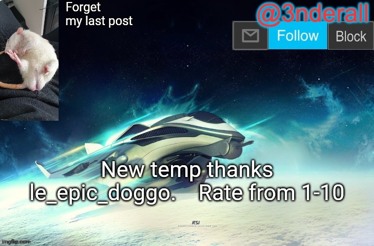 3nderall announcement temp by le_epic_doggo | Forget my last post; New temp thanks le_epic_doggo.    Rate from 1-10 | image tagged in 3nderall announcement temp by le_epic_doggo | made w/ Imgflip meme maker