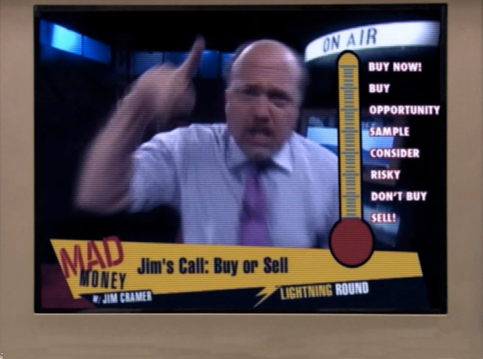 Jim Cramer MAD MONEY Jimmy Chill Blank Template - Imgflip