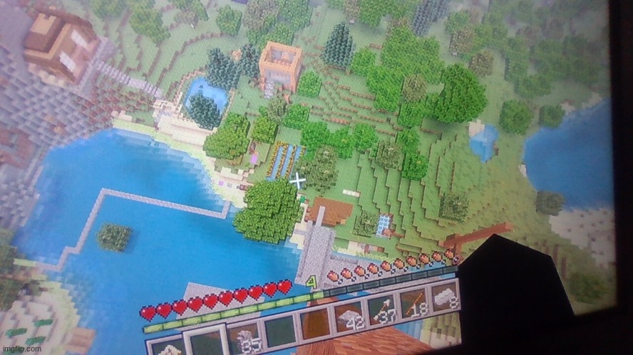 mc base (sky view) | image tagged in mc base sky view | made w/ Imgflip meme maker