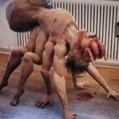 Human spider | made w/ Imgflip meme maker