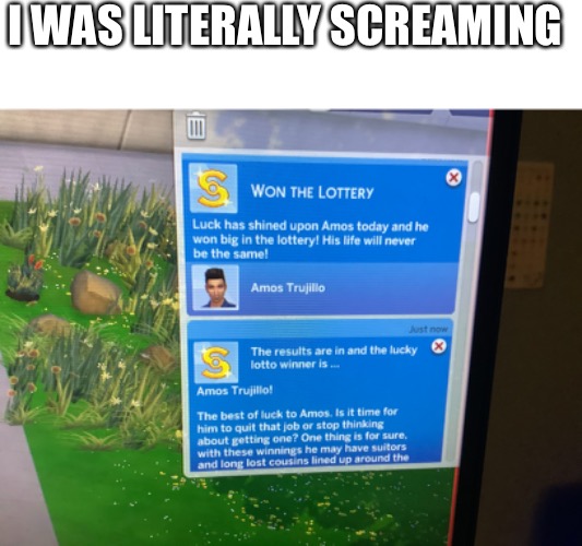 I WAS LITERALLY SCREAMING | image tagged in darmug | made w/ Imgflip meme maker