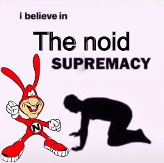 I love this little gremlin | The noid | image tagged in i believe in supremacy | made w/ Imgflip meme maker