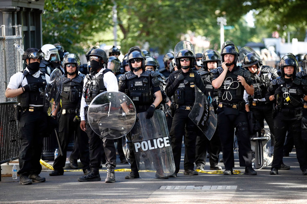 Lafayette Square police Blank Meme Template