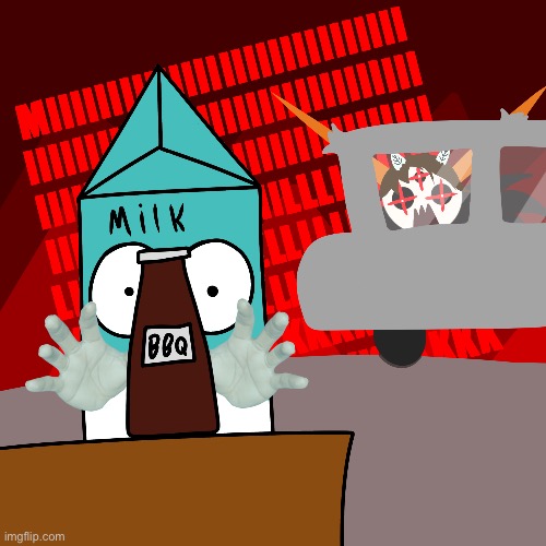 A thing I made for CarlosTheAnonymousIdiot and MilkTheMilkCarton | made w/ Imgflip meme maker