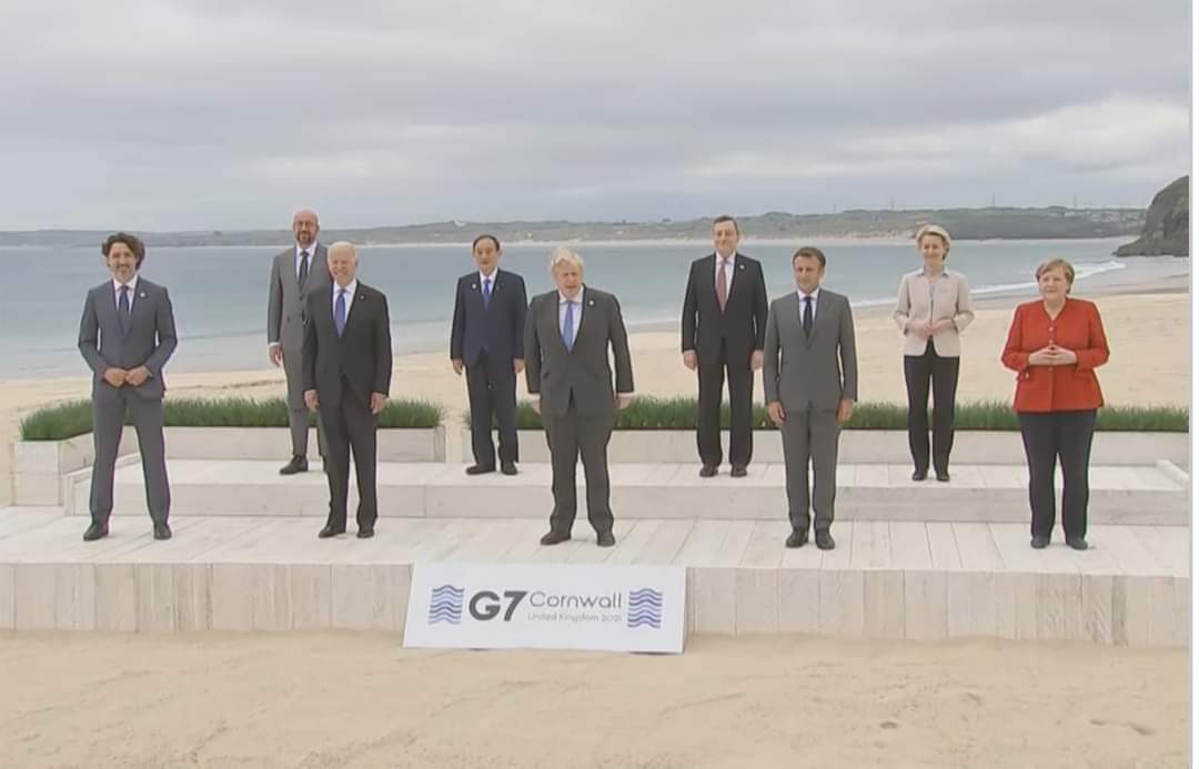 G7 2021 Blank Meme Template