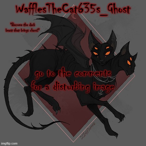 . | go to the comments for a disturbing image | made w/ Imgflip meme maker