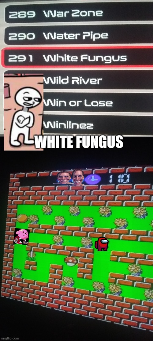 Way to go lexibook | WHITE FUNGUS | image tagged in lexibook,amogus,fungus,when the imposter is sus,kirby,drip | made w/ Imgflip meme maker