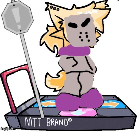 lesser dog but he's cosplaying as tricky | image tagged in lesser dog but he's cosplaying as tricky | made w/ Imgflip meme maker
