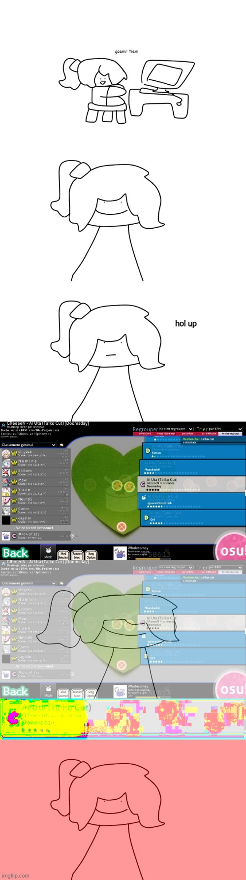 h e y w a n n a p l a y d o o m s d a y d i f f i c u l t y ? ? | hol up | made w/ Imgflip meme maker