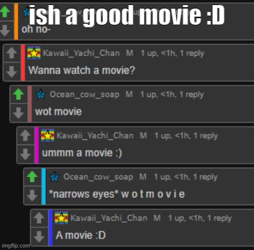 ish a good movie :D | made w/ Imgflip meme maker