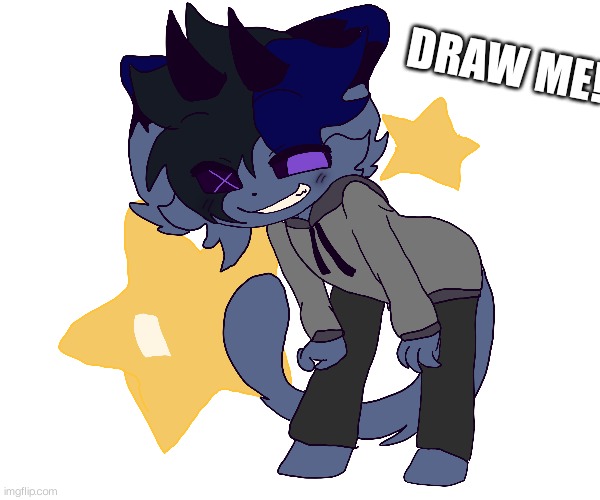 Ghostblix in the window :3 (draw him?) | DRAW ME! | image tagged in furry,drawing | made w/ Imgflip meme maker