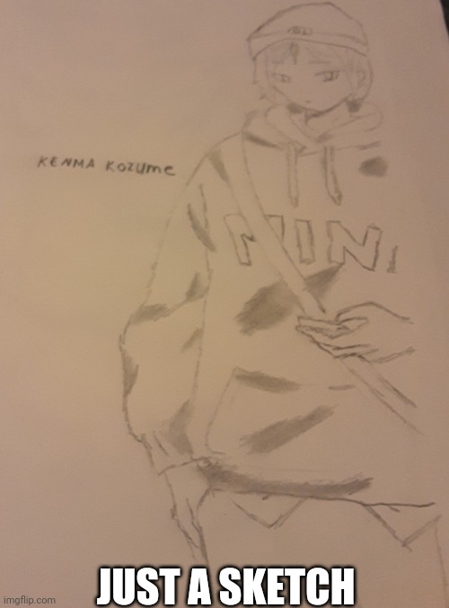 well what do u think |  JUST A SKETCH | image tagged in anime,drawing | made w/ Imgflip meme maker