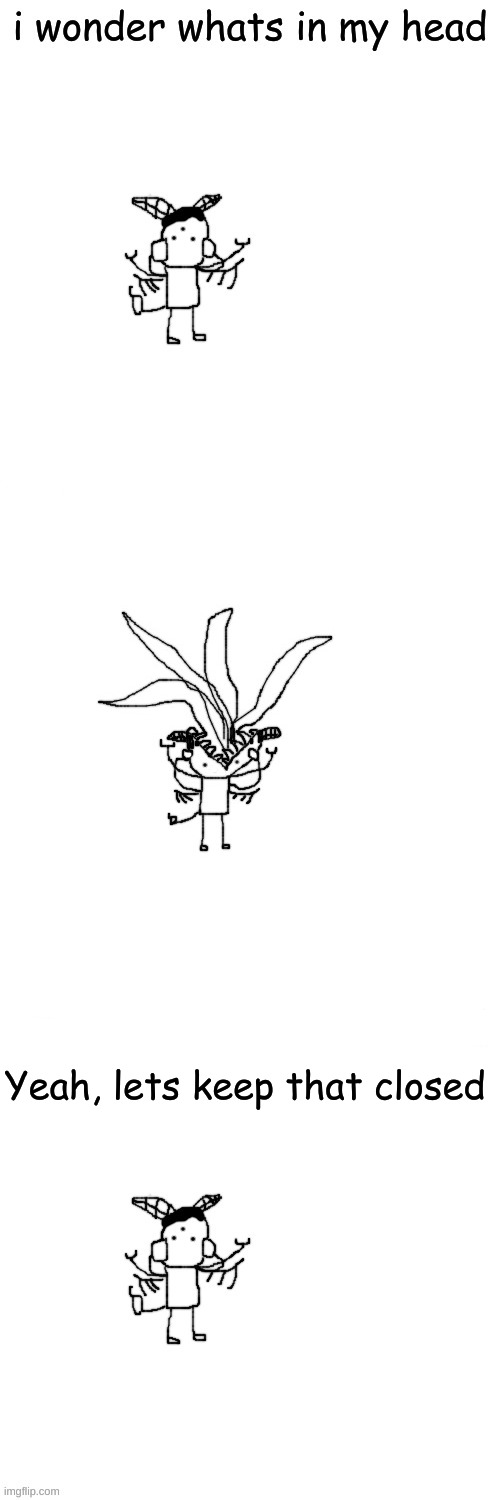 He is a living gateway for incomprehensible creatures from the 4th dimension | Yeah, lets keep that closed | made w/ Imgflip meme maker