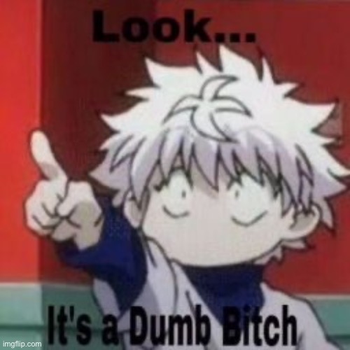 Look it’s a dumb bitch | image tagged in look it s a dumb bitch | made w/ Imgflip meme maker