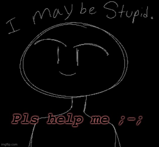 ISJJWIDJDLD.RE,,E,E,E,E- | Pls help me ;-; | image tagged in ram3n might be stupid | made w/ Imgflip meme maker