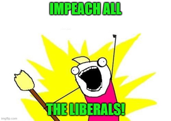 X All The Y Meme | IMPEACH ALL THE LIBERALS! | image tagged in memes,x all the y | made w/ Imgflip meme maker