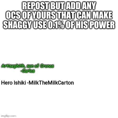 Hero Ishiki -MilkTheMilkCarton | made w/ Imgflip meme maker