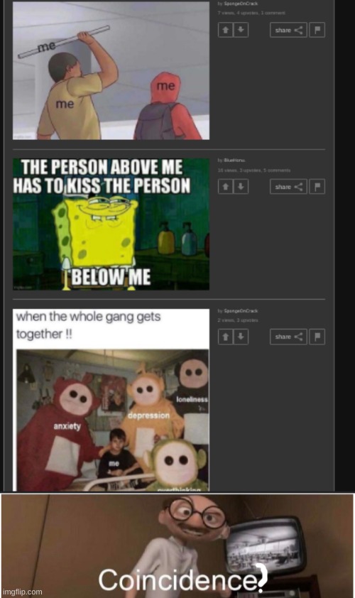 image tagged in coincidence i think not | made w/ Imgflip meme maker