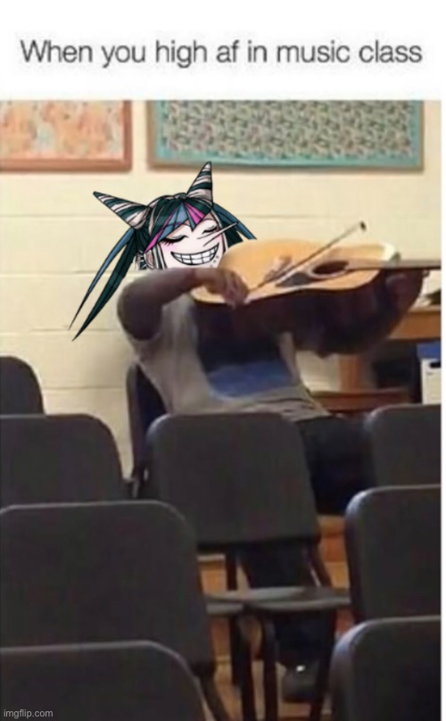 Ibuki got into hagikurais weed stash | image tagged in danganronpa | made w/ Imgflip meme maker