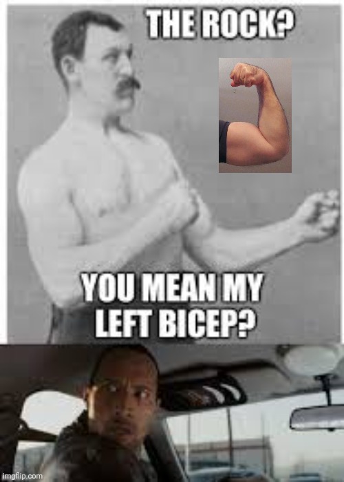 Old School Muscle | image tagged in arnold,biceps,flex,muscle,movie | made w/ Imgflip meme maker