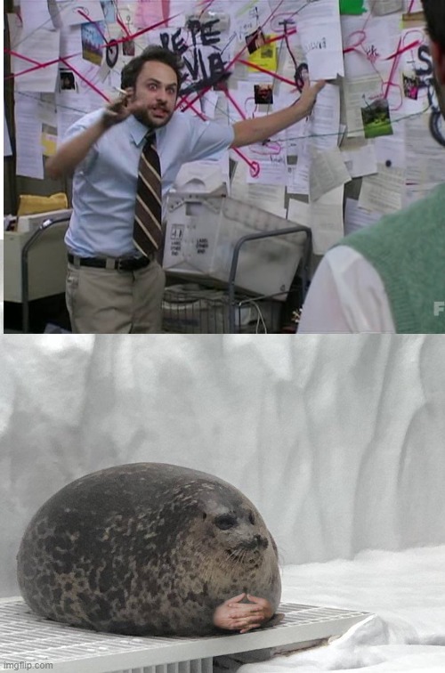 Pepe Silvia Charlie Explaining to a Seal | image tagged in memes,funny,funny memes,man explaining to seal | made w/ Imgflip meme maker