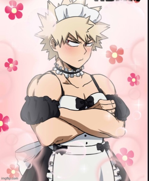 i got dared to post this | image tagged in maid bokuhoe | made w/ Imgflip meme maker