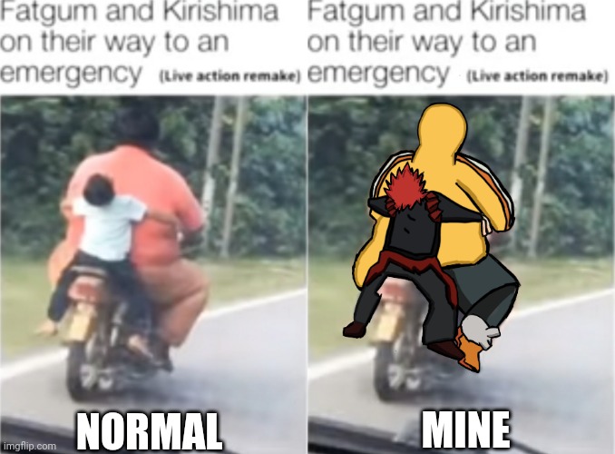 I tried TmT | MINE; NORMAL | made w/ Imgflip meme maker