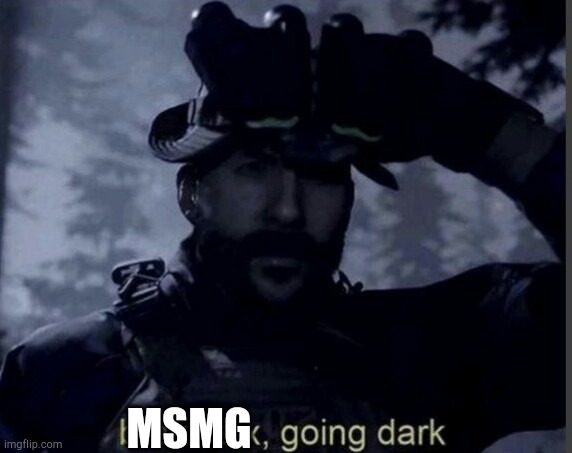 Msmg rn. No one is online. My friend just went to sleep. Just the asian friends now | MSMG | image tagged in bravo six going dark | made w/ Imgflip meme maker