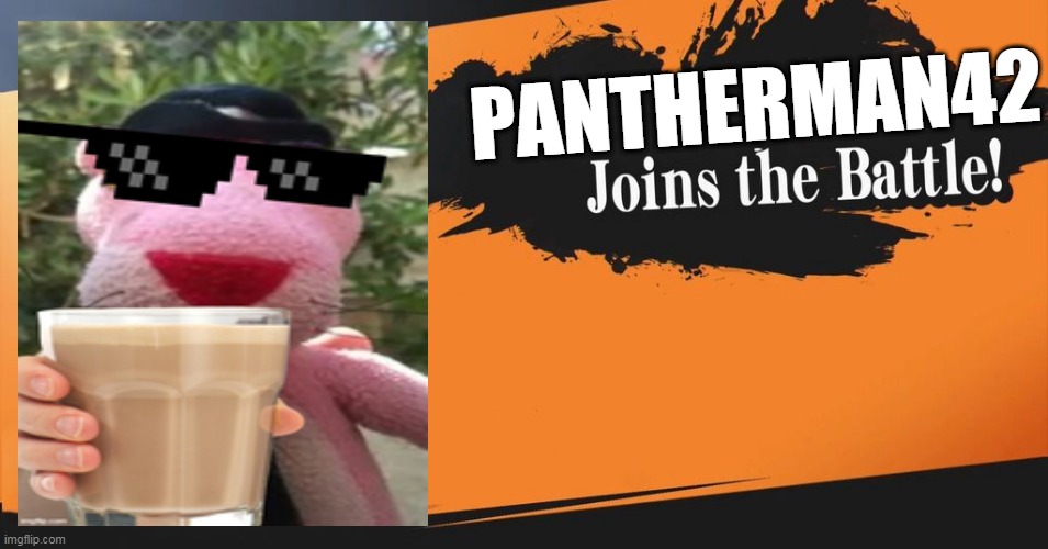 pantherman42 on smash ultimate | PANTHERMAN42 | image tagged in smash bros,pink panther,tik tok,tiktok,super smash bros,plush | made w/ Imgflip meme maker