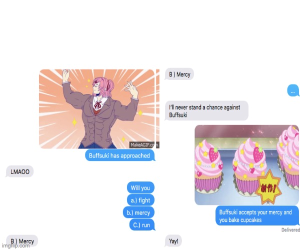 image tagged in doki doki literature club,text messages | made w/ Imgflip meme maker