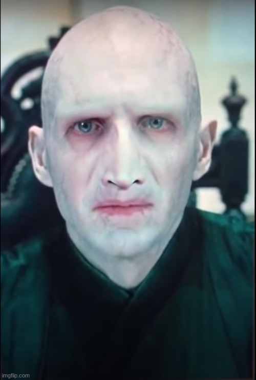 voldemort with a nose | image tagged in memes | made w/ Imgflip meme maker