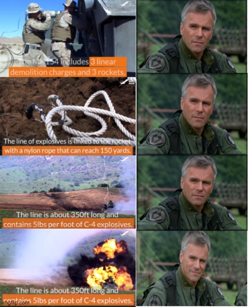 O'Neill and C4 | image tagged in stargate | made w/ Imgflip meme maker
