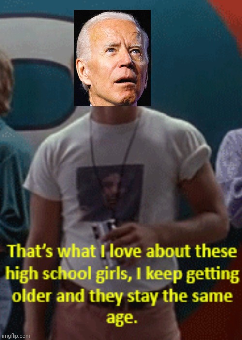 Alright alright alright | image tagged in creepy joe biden | made w/ Imgflip meme maker