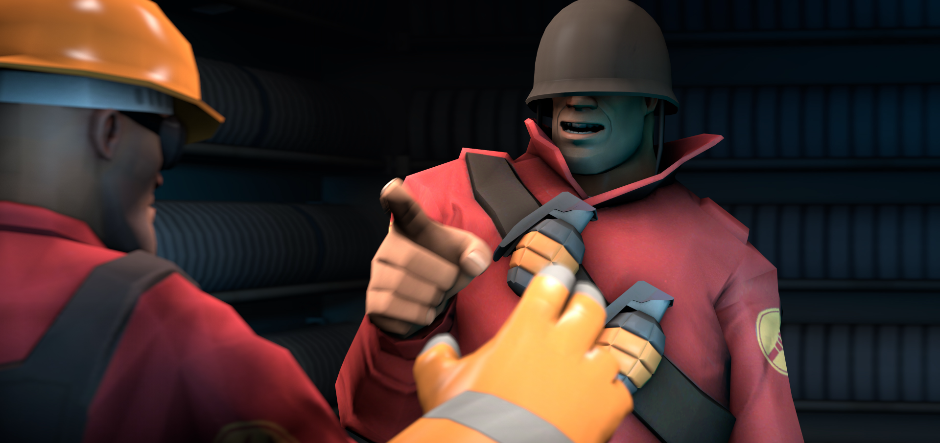 High Quality TF2 I have done nothing but teleport bread for three days Blank Meme Template