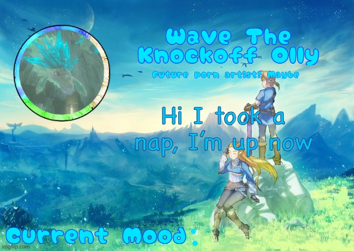 E | Hi I took a nap, I’m up now | image tagged in e | made w/ Imgflip meme maker