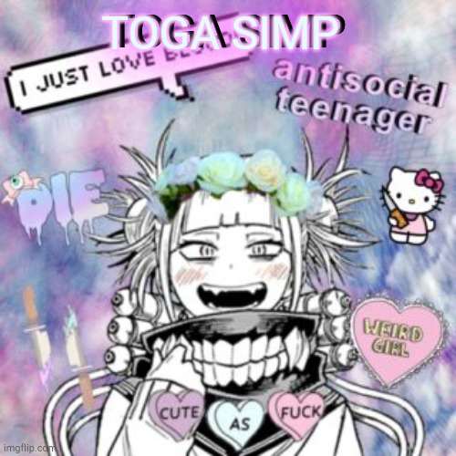 toga simp temp #idek Blank Template - Imgflip