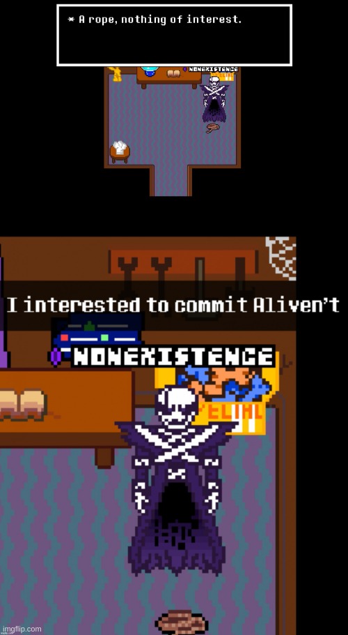 So I found this. | image tagged in x-gaster commit aliven t,wheeze | made w/ Imgflip meme maker