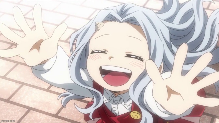 Our Baby Eri Smiling | image tagged in my hero academia | made w/ Imgflip meme maker